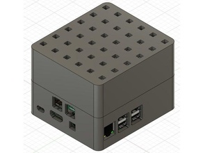 raspberry pi 3+ case 3d print model - Mito3D
