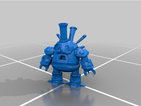 Steampunk Roboter Roblox 3d print model - Mito3D