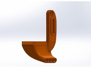 low-profile 4020 fan duct klemco mount blower adjustable bracket cooling 3d print model - Mito3D
