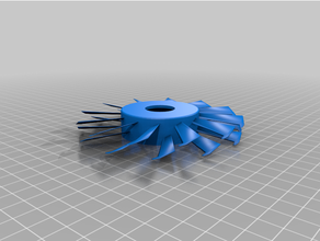 turbine fan 3d print model - Mito3D