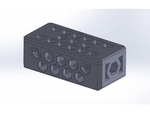 compact buck converter box model lm2596 lm2596s step 3d print model - Mito3D