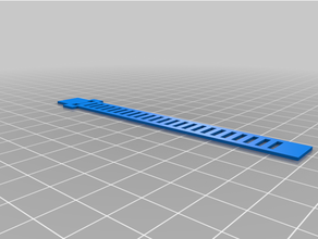 basit kablo kravat tpu esnek filamentler yönetim 3d print model - Mito3D