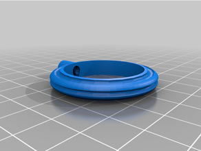 Ring fob Ball Kette Schlüsselbund Schlüsselring Schlüssel ziehen 3d print model - Mito3D