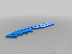 airsoft cuchillo militar 3d print model - Mito3D