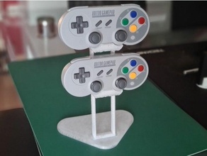 8bitdo sf30 pro dual stand holder high version sn30 controller 3d print model - Mito3D