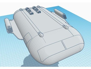 futuro vehículo ii arrojar volador coche vehiculo sci fi Ciencias ficción ciencia astronave naves espaciales 3d print model - Mito3D