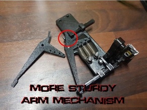 sturdy arm mechanism - bigbrain3d purge prusa i3 mk3 sidepurge 3d print model - Mito3D