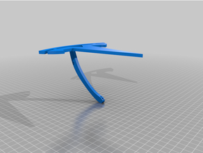 tesla logo tensegrity impossible table 3d print model - Mito3D