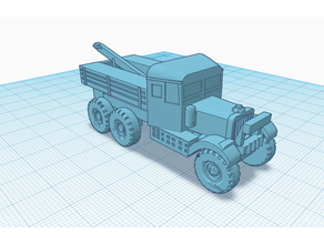 scammell pioneer sv2 wrecker 3d print model - Mito3D
