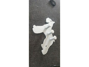 schnauzer leash hook 3d print model - Mito3D
