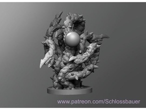 profundo terror dnd masmorras dragões tampo mesa 3d print model - Mito3D