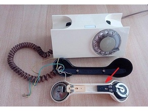 riparazione dr ku tel udito Sì tesla t65 sostituzione cablata Telefono 3d print model - Mito3D