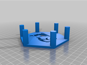 minion coasters holder 3d print model - Mito3D