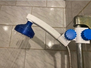 nozzle-powered shower head accessories 3d print model - Mito3D
