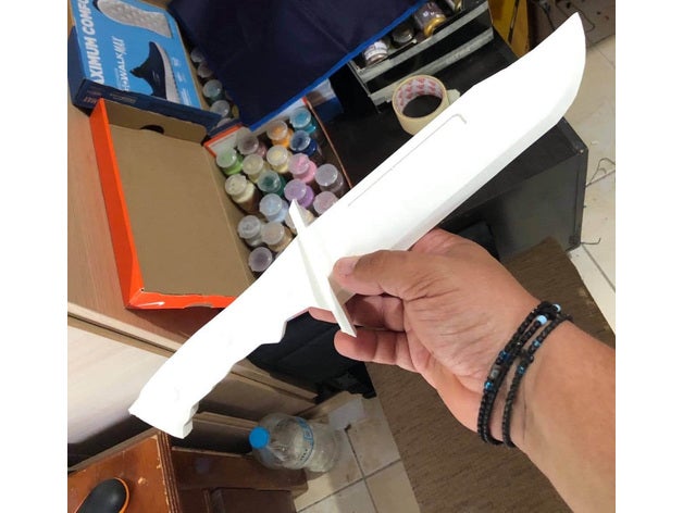 unsc combat knife kn replica 3D print model - Mito3D