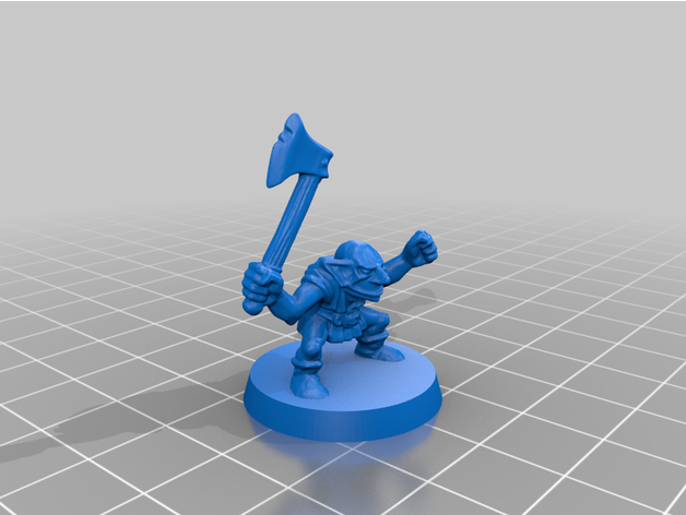 heroquest goblins repaired goblin monster oldhammer warhammer 3D print model - Mito3D