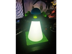 OVNI lampe 3d print model - Mito3D