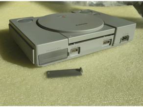 playstation scph-550x parallel port cover 1 ps1 psone psx ps scph scph-5500 sony 3d print model - Mito3D