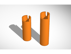 guidato copertina guaina tubo litofania supporto creality ender 3 3d print model - Mito3D
