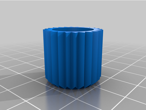 halogen torchiere rotary switch knob 3d print model - Mito3D