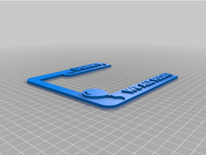 derry Maine schweben Lizenz Teller Rahmen Remix 3d print model - Mito3D