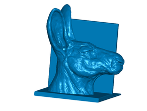 kangaroo bookends left animal bookend 3d print model - Mito3D