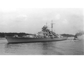 bismark clase acorazado 16000 histórico Armada buque guerra ww2 3d print model - Mito3D