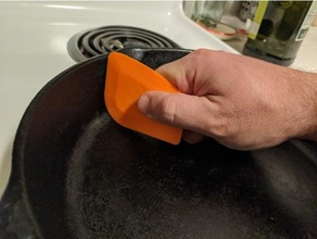 padella raschietto pulizia cucina attrezzo 3d print model - Mito3D