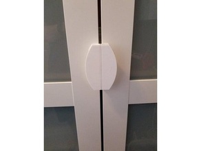Ikea Bergsteiger Tür Griff 3d print model - Mito3D