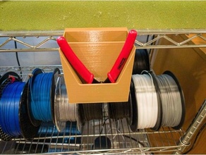 wire rack hanging box + tool holder filament 3d print model - Mito3D