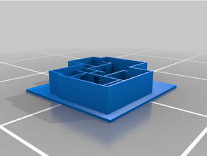 Fußboden planen Mixer Träumer Flashforge Layout Gebäudeplan 3d print model - Mito3D