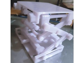 Labor Schere Jack Stand abwischen Mechanismus 3d print model - Mito3D