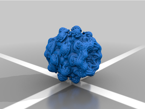 mandelbulb 8 fractal 3d 3d print model - Mito3D