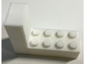 lego compatible type block 3d print model - Mito3D
