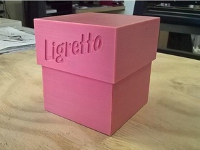 Ligretto kart Kutu 60mm 90mm kartları 3d print model - Mito3D