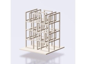 étude matière 4 art contemporain sculpture 3d print model - Mito3D