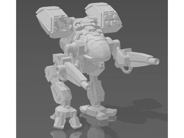 malo gato mk iv americano mecha 6mm escala enojado mkiv mesa 3D print model - Mito3D