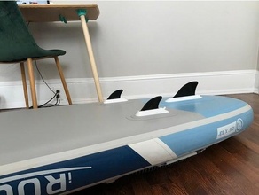irocker giro fechadura rio barbatana finbox flexível filamento remo borda prancha paddle ficar pé surfe água Branca 3d print model - Mito3D
