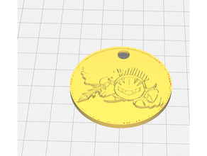 meta cavaliere chiave catena 3d print model - Mito3D