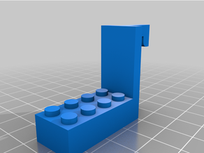 ikea skadis Lego compatible bloquear 3d print model - Mito3D