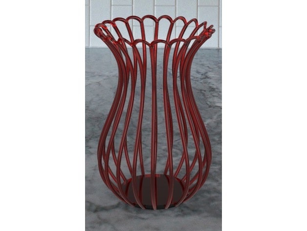 Vase Blume 3D print model - Mito3D