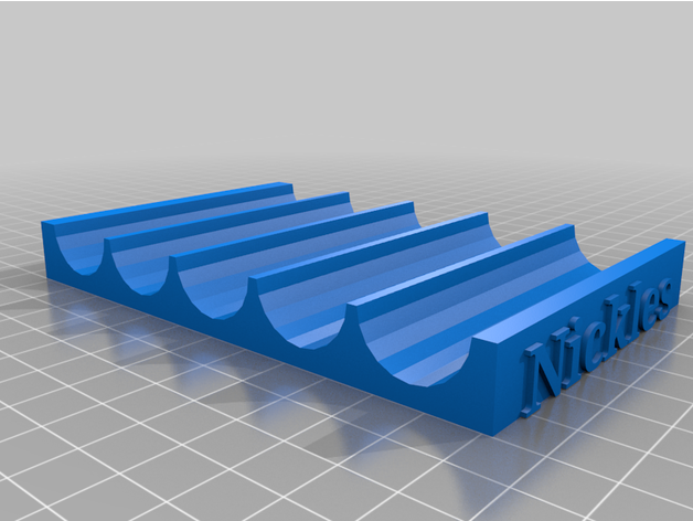 moneda rodar bandejas 3D print model - Mito3D