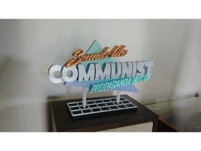sounds communist propaganda 3d print model - Mito3D