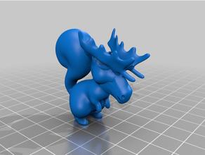 sqroose gish 2020 mascot resmi 3d print model - Mito3D