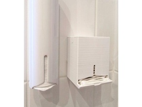 algodón torunda dispensador baño organizador soporte 3d print model - Mito3D
