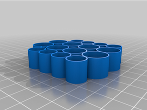 aa aaa batería bandeja sencillo pilas caja caso funda soporte autodesk fusión 360 3d print model - Mito3D