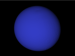 hd 189733 Hitze Karte skaliert Milliarde Astronomie astronomisch Modell Exoplanet Gas Riese hd189733ab hd189733a hd189733b hd189733 Matlab Planet Planeta Planeten Rahmen 3d print model - Mito3D