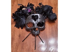 sugar skull mask calavera day dead da muertos kull 3d print model - Mito3D