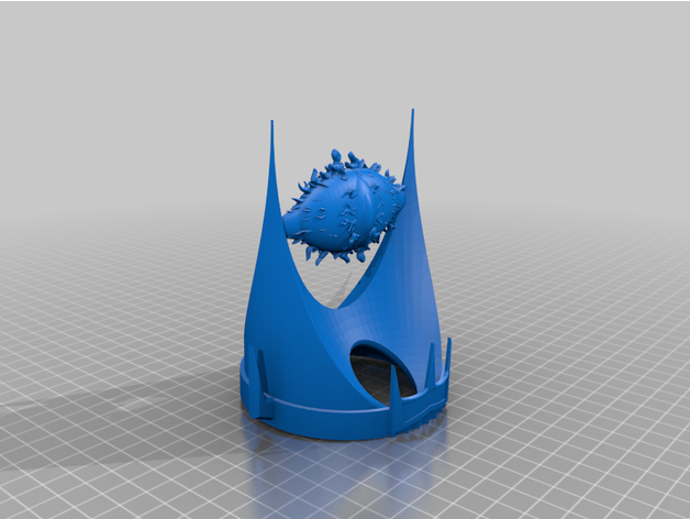 olho Sauron Barad barad dur dados torre senhor argolas lotr 3D print model - Mito3D