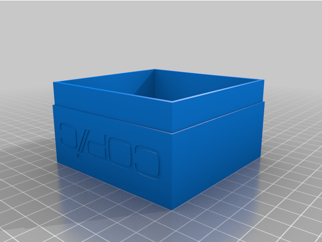 copic schizzo scatola Presto Stampa arte pennarello forniture marcatori organizzazione organizzatore Conservazione 3D print model - Mito3D